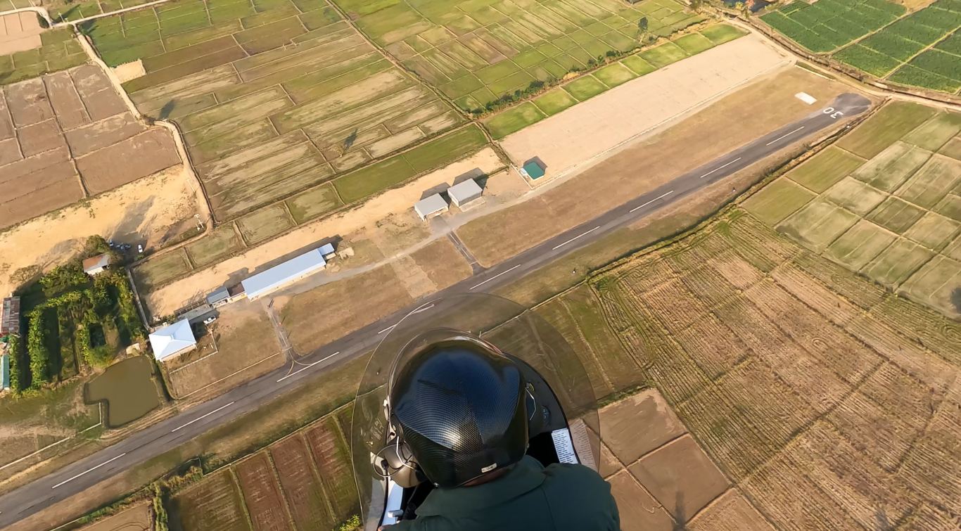 Gyrocopter cockpit
